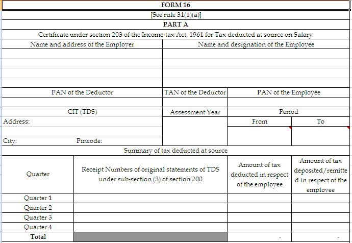 Salary Certificate Format In Excel