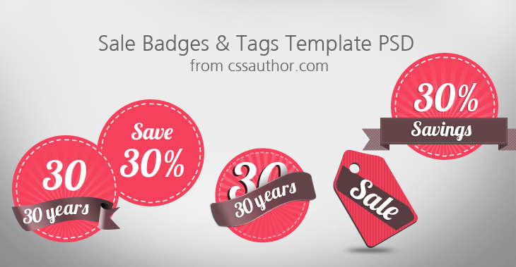 Sales Tags Template Free