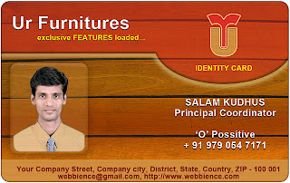 School Id Card Template Psd