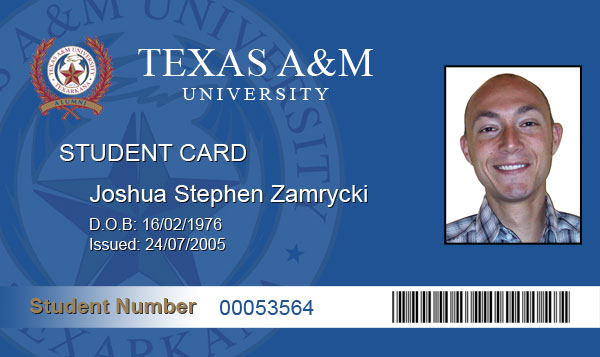 School Id Card Template Psd