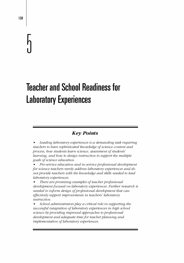 Science Lab Report Format