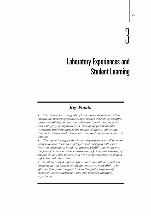 Science Lab Report Format