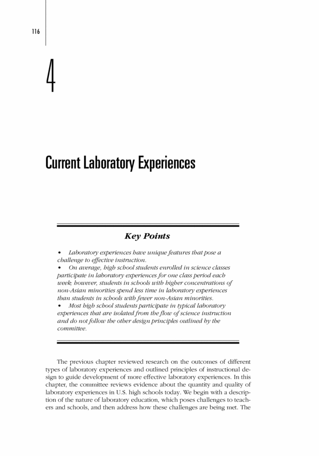 Science Lab Report Format High School