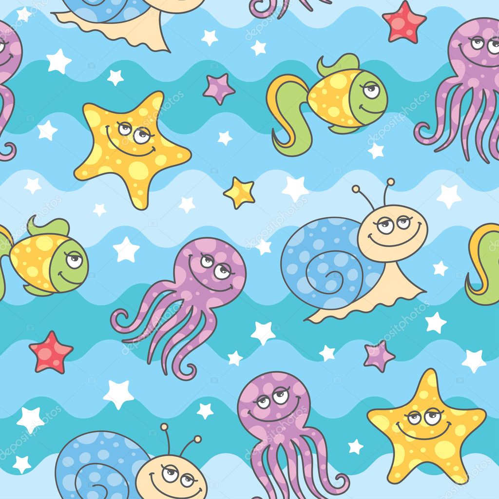 Sea Animals Cartoon Pictures