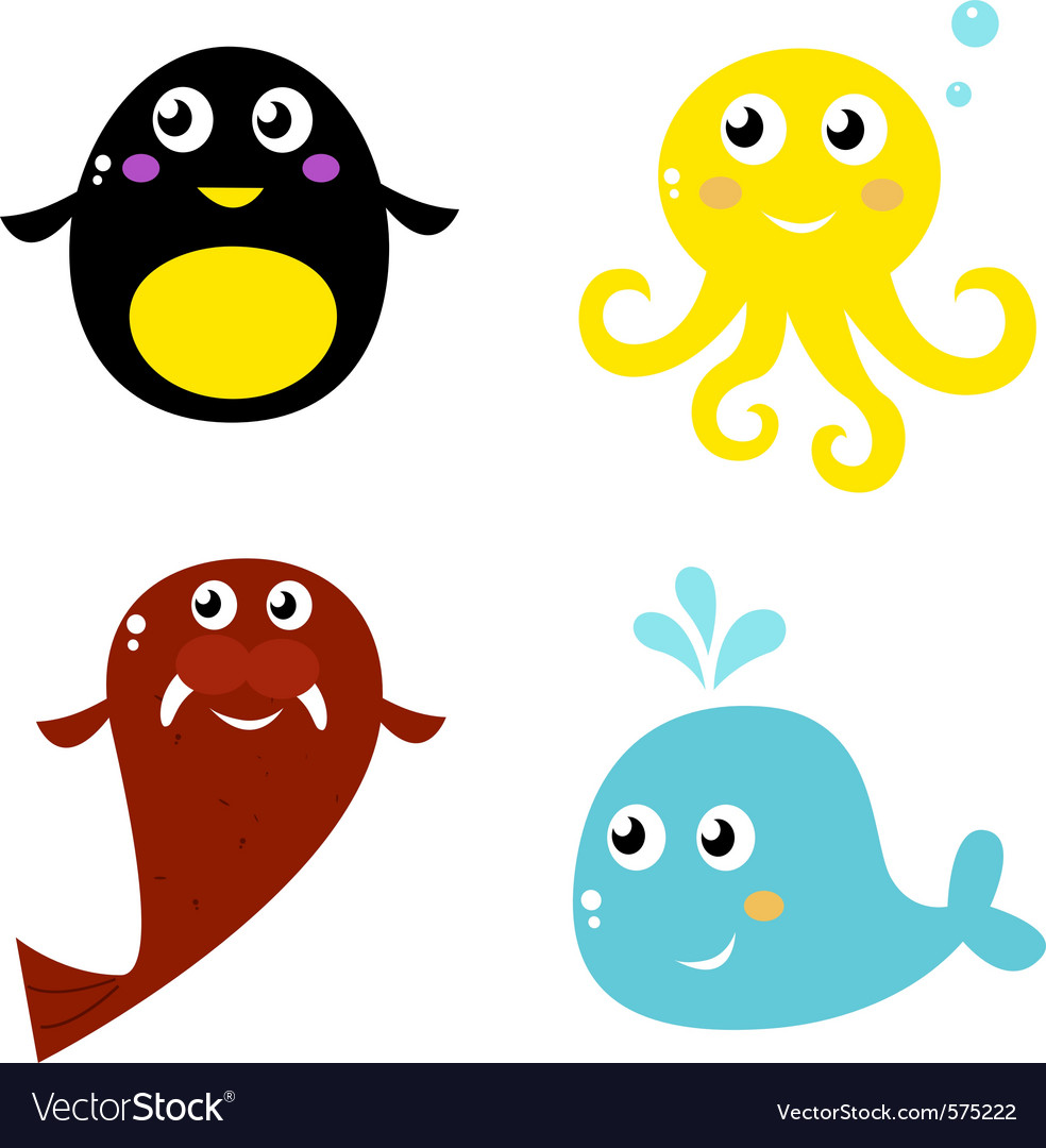 Sea Animals Cartoon Pictures