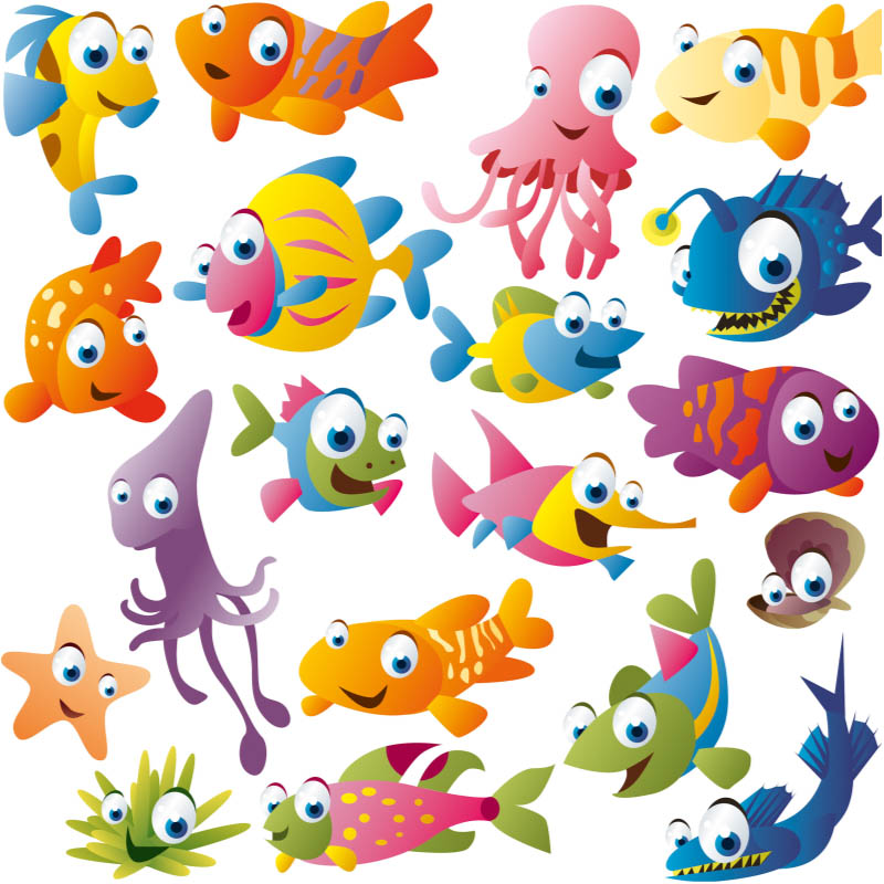 Sea Animals Cartoon Pictures