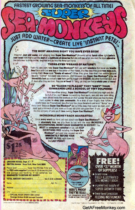 Sea Monkeys Uk