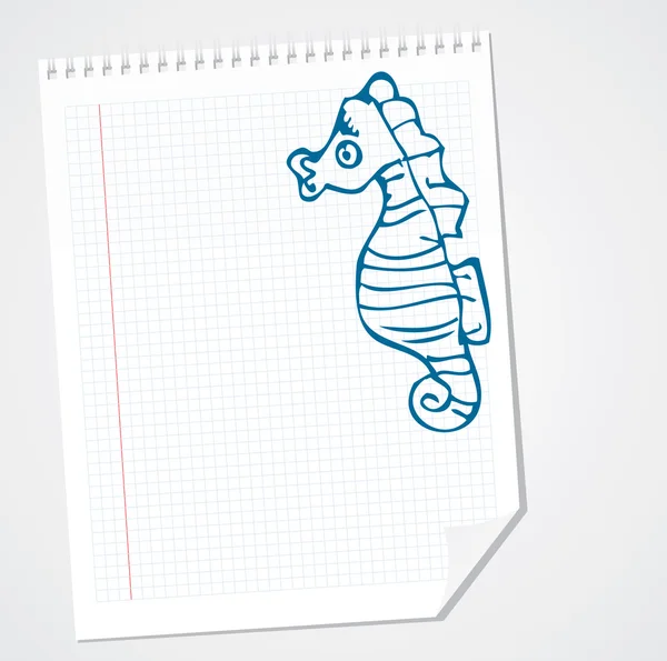 Seahorse Drawing For Kids