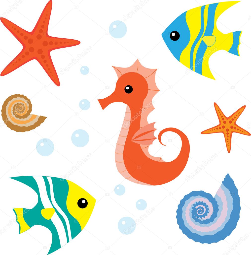 Seahorse Images Cartoon