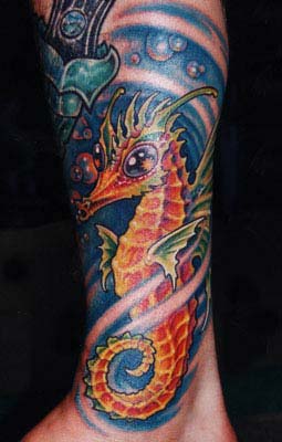 Seahorse Tattoo Designs