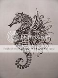 Seahorse Tattoo Designs