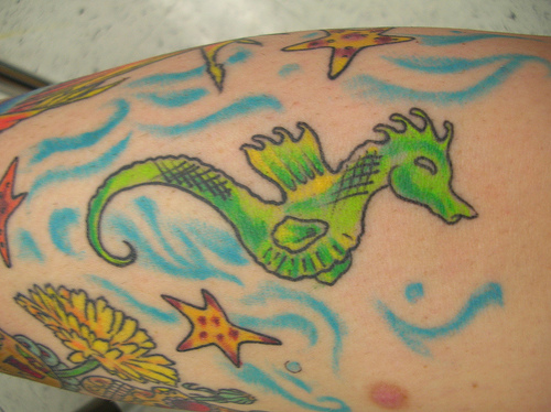 Seahorse Tattoo For Women