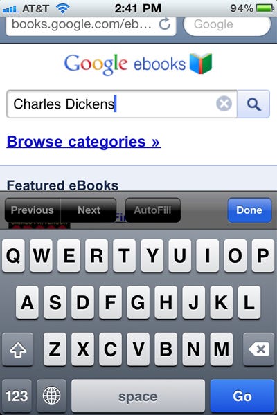 Search Bar Iphone