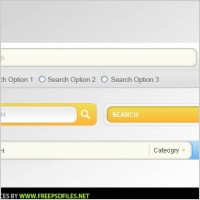 Search Bar Psd File
