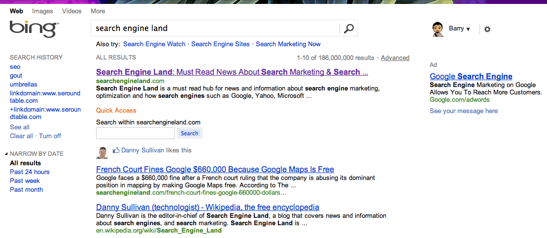 Search Results Design