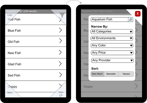 Search Results Design Patterns