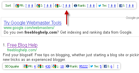 Search Results Toolbar