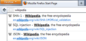 Search Results Toolbar Firefox