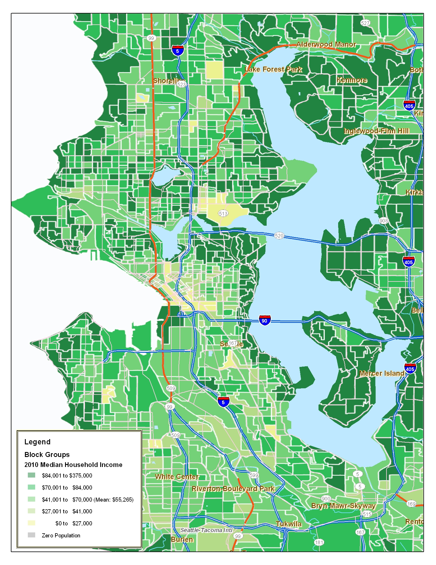 Seattle Map Pdf