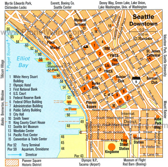 Seattle Map Usa