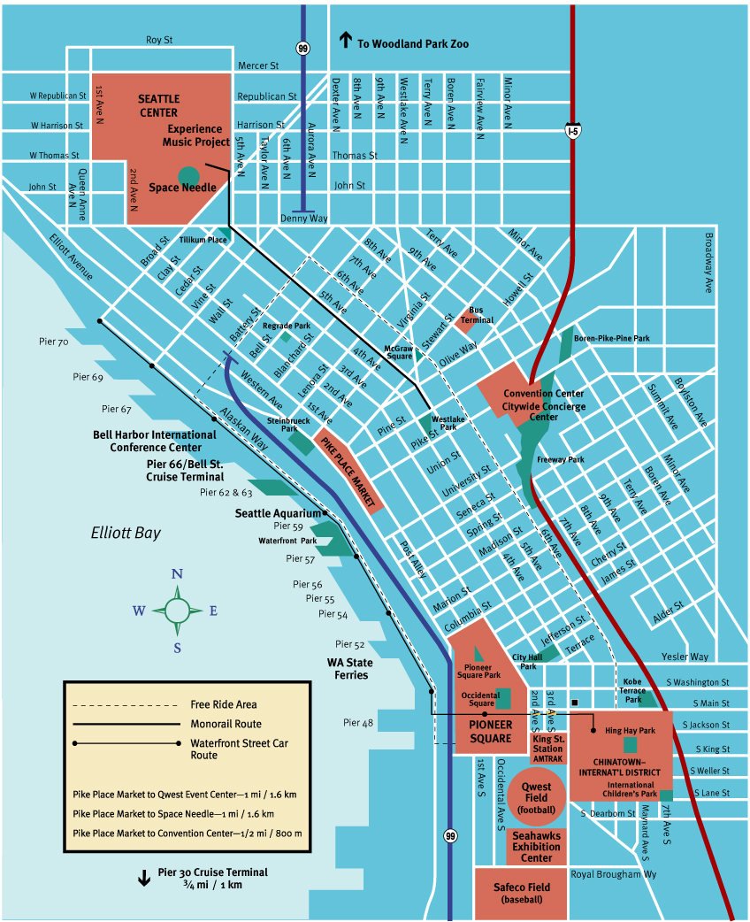 Seattle Mapa