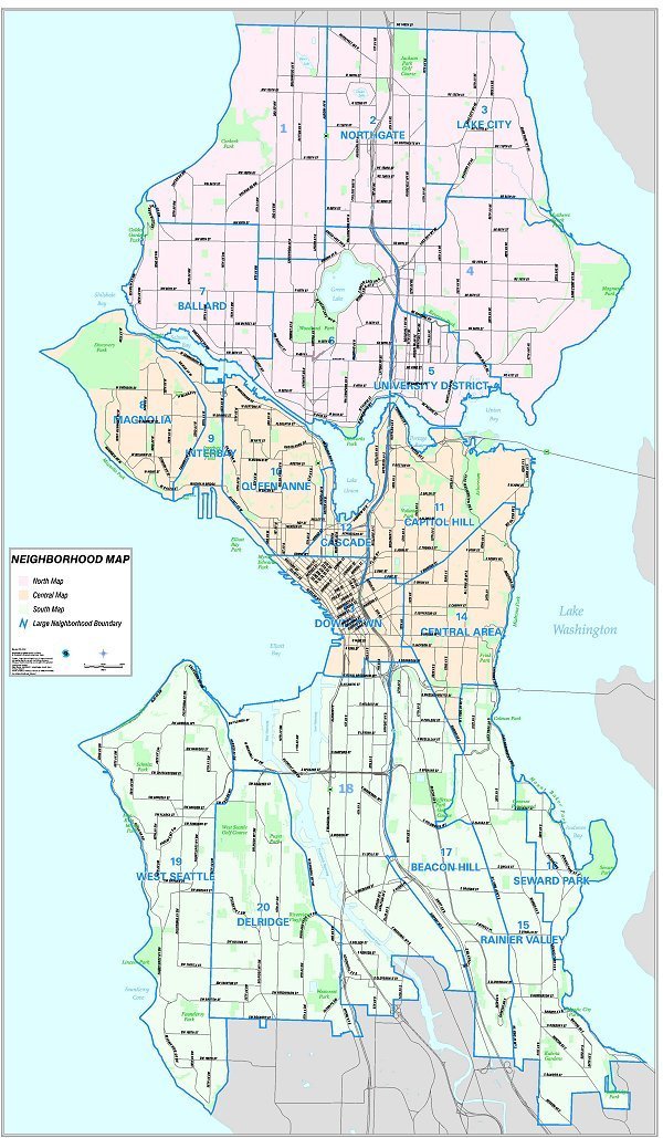 Seattle Mapa