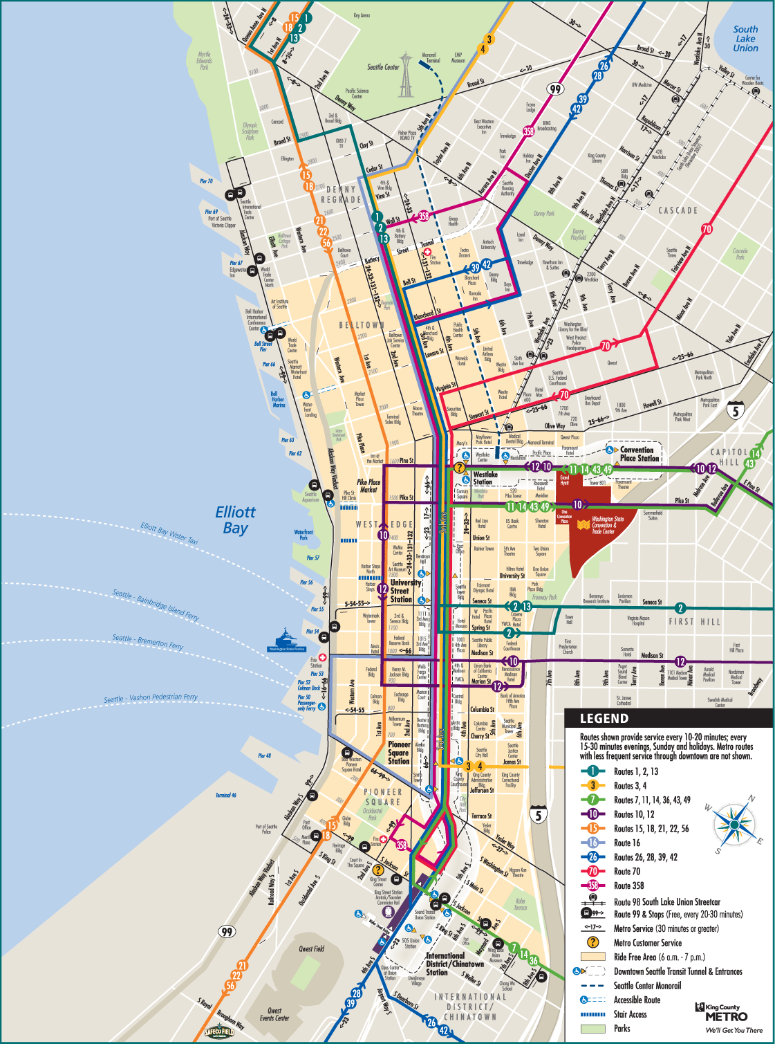 Seattle Mapa