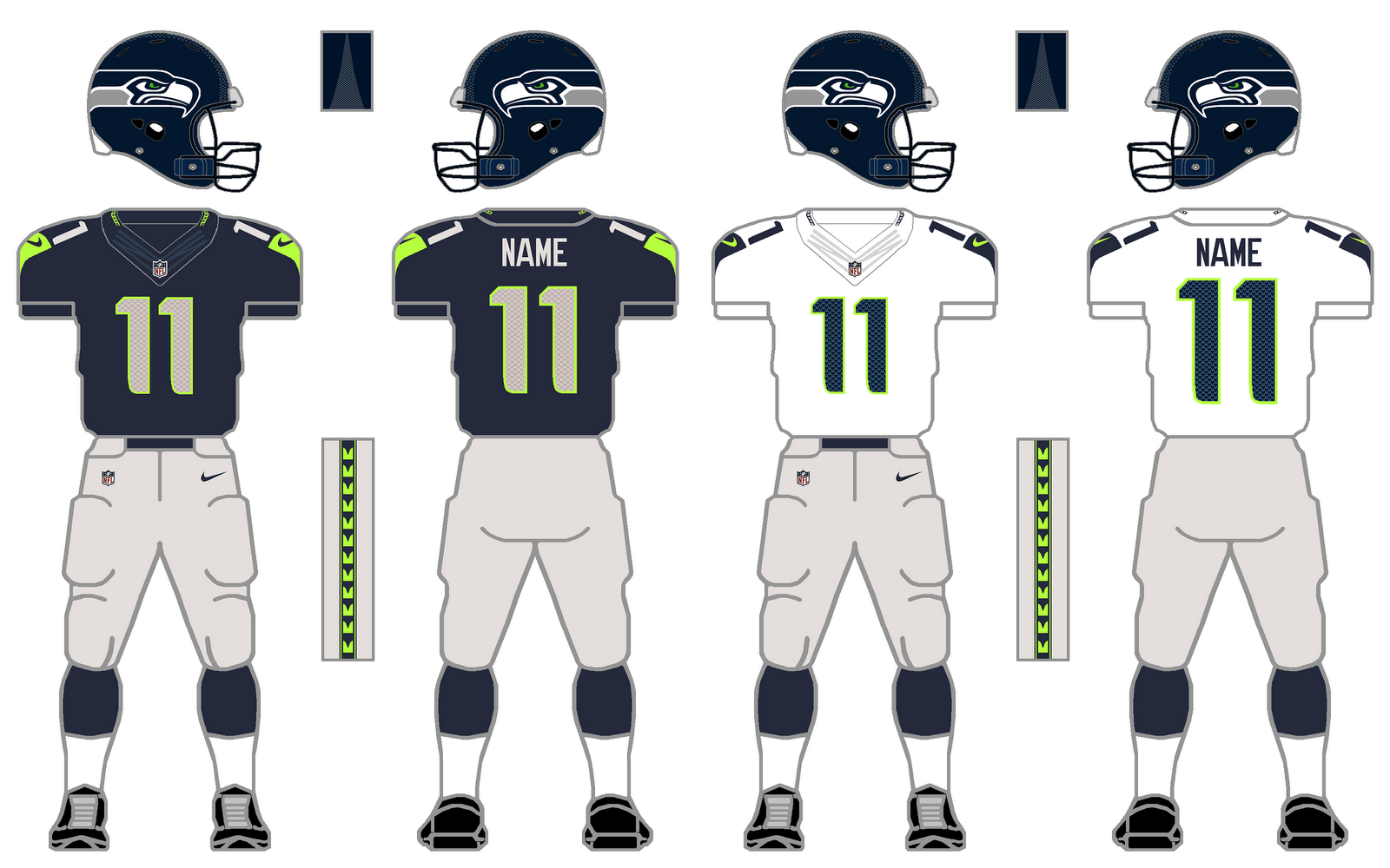 Seattle Seahawks Uniforms