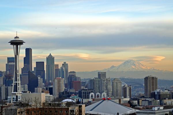 Seattle Skyline Drawing