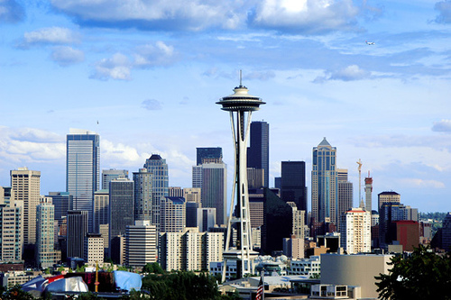 Seattle Skyline Drawing