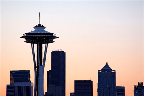 Seattle Skyline Silhouette