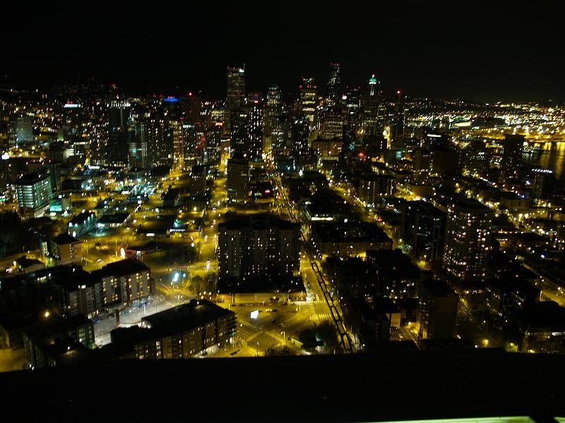 Seattle Space Needle At Night