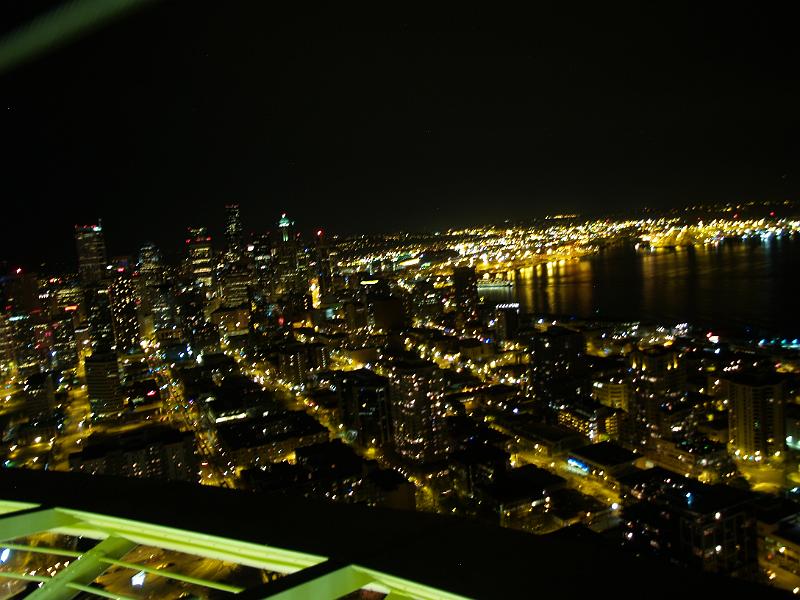 Seattle Space Needle At Night