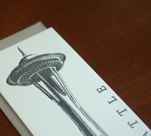 Seattle Space Needle Drawing