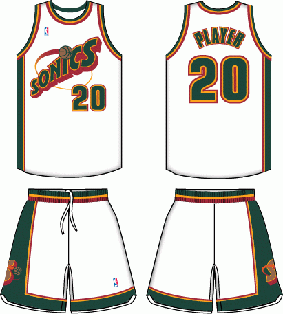 Seattle Supersonics Jersey