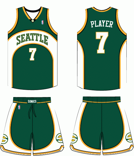 Seattle Supersonics Jersey