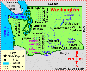 Seattle Washington Map