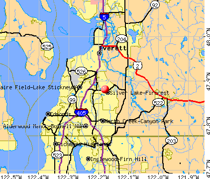 Seattle Washington Map