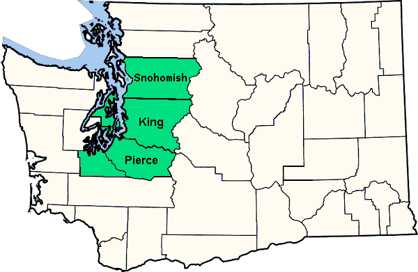 Seattle Washington Map