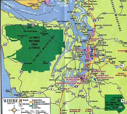 Seattle Washington Mountains