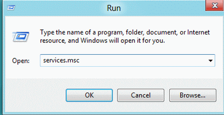 Services.msc In Windows 8