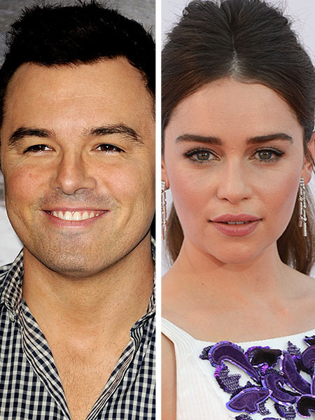 Seth Macfarlane And Emilia Clarke