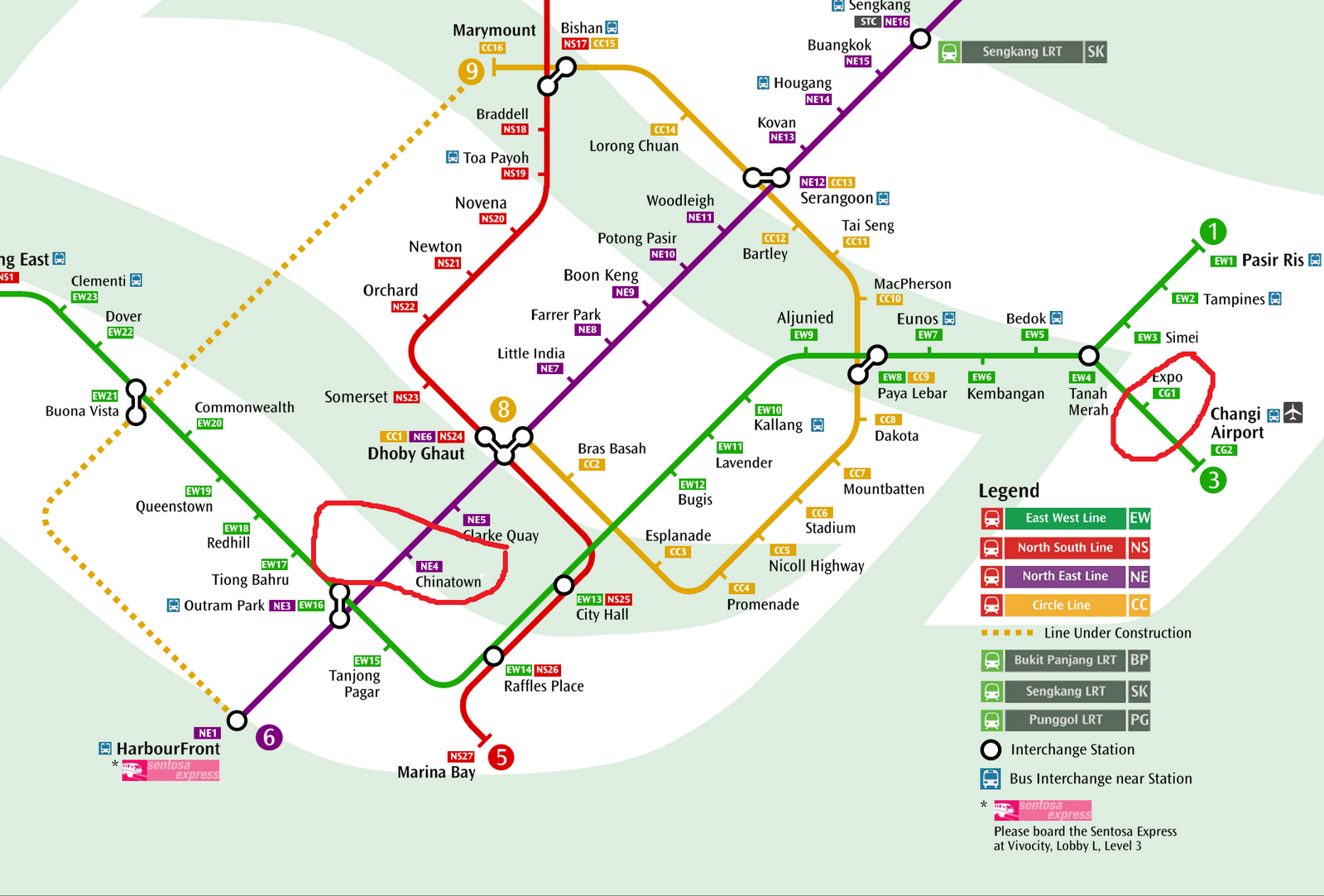 Sg Mrt Map