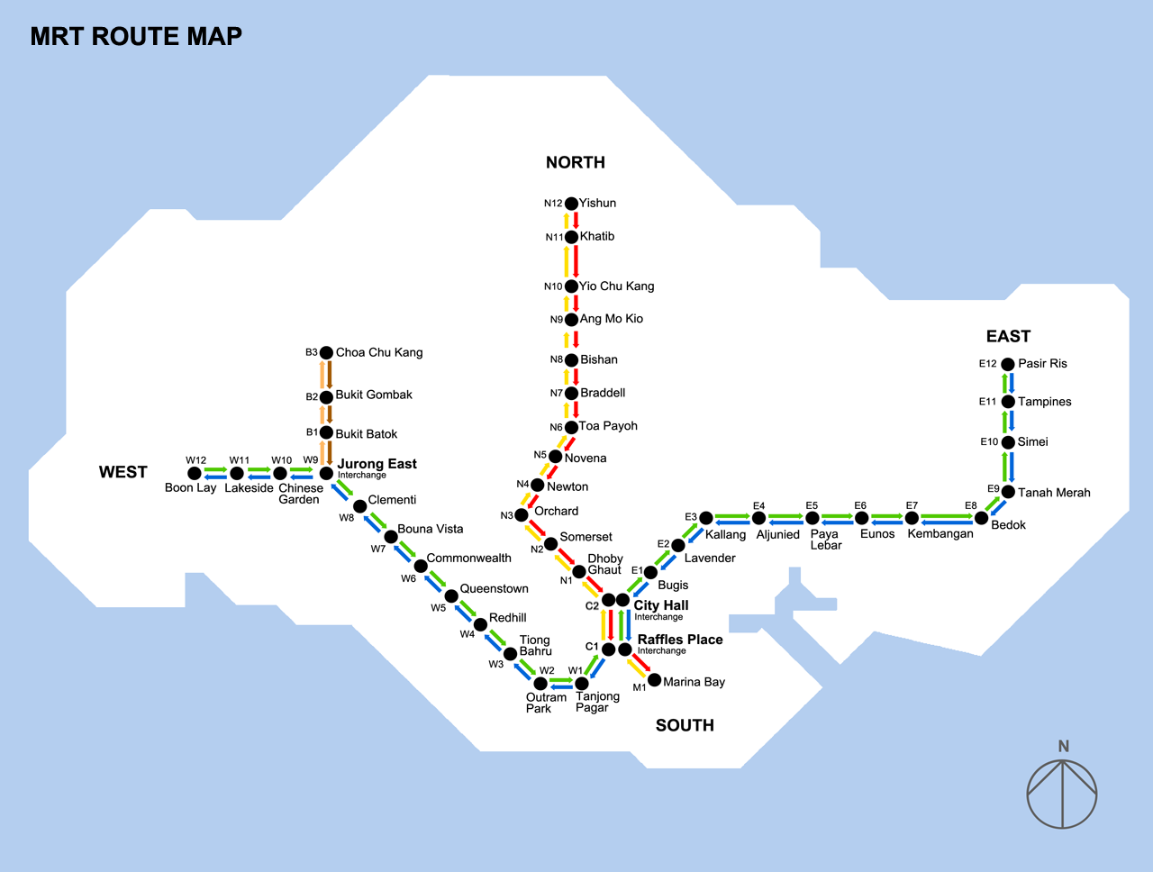 Sg Mrt Map