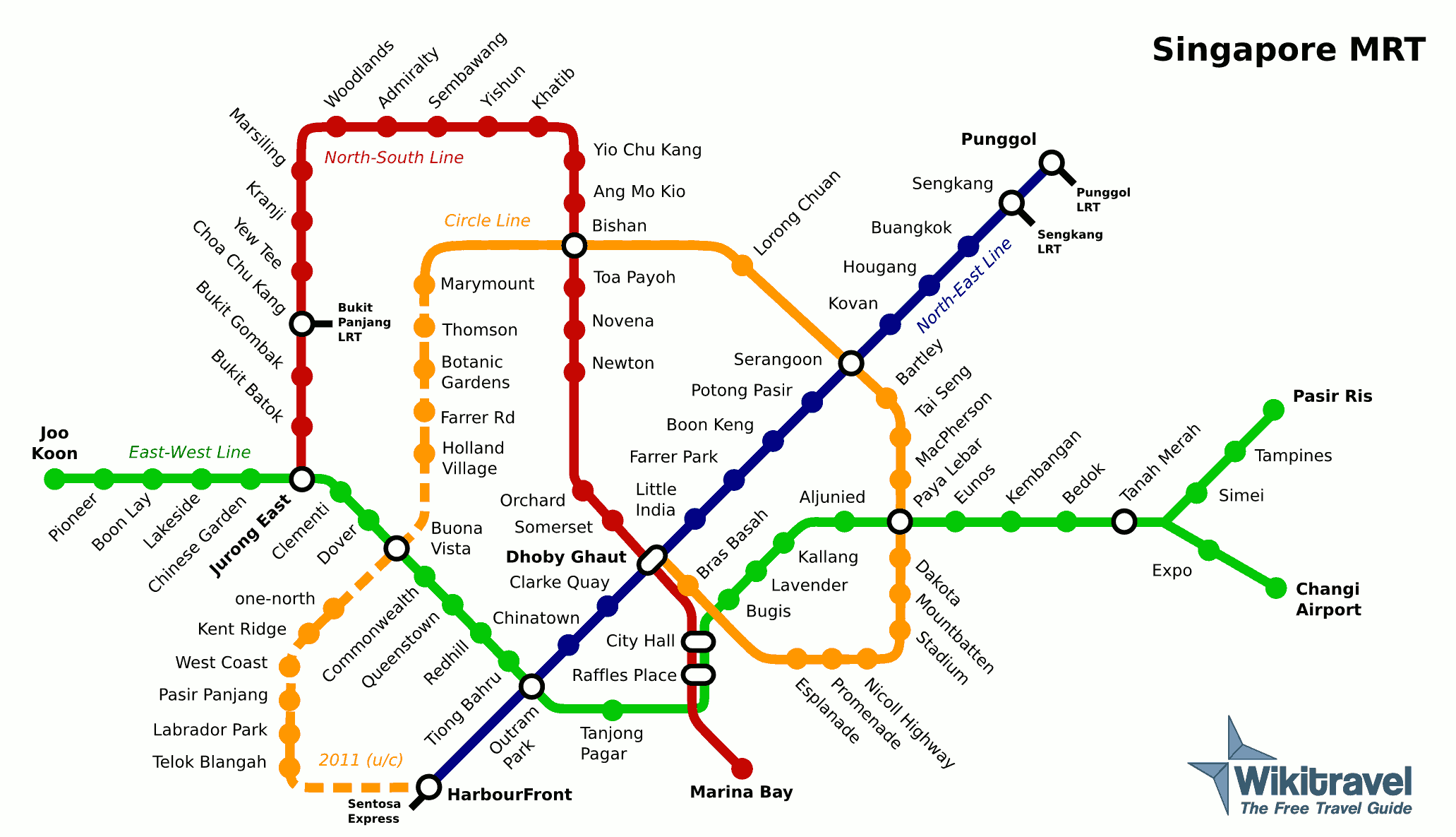 Sg Mrt Map Circle Line