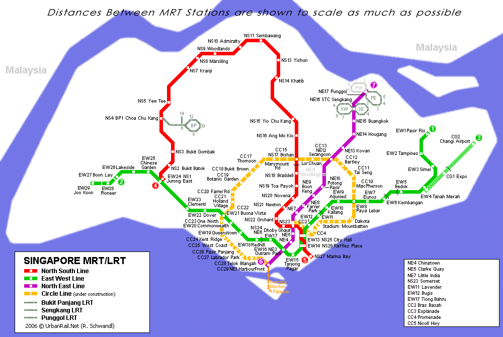 Sg Mrt Map Circle Line