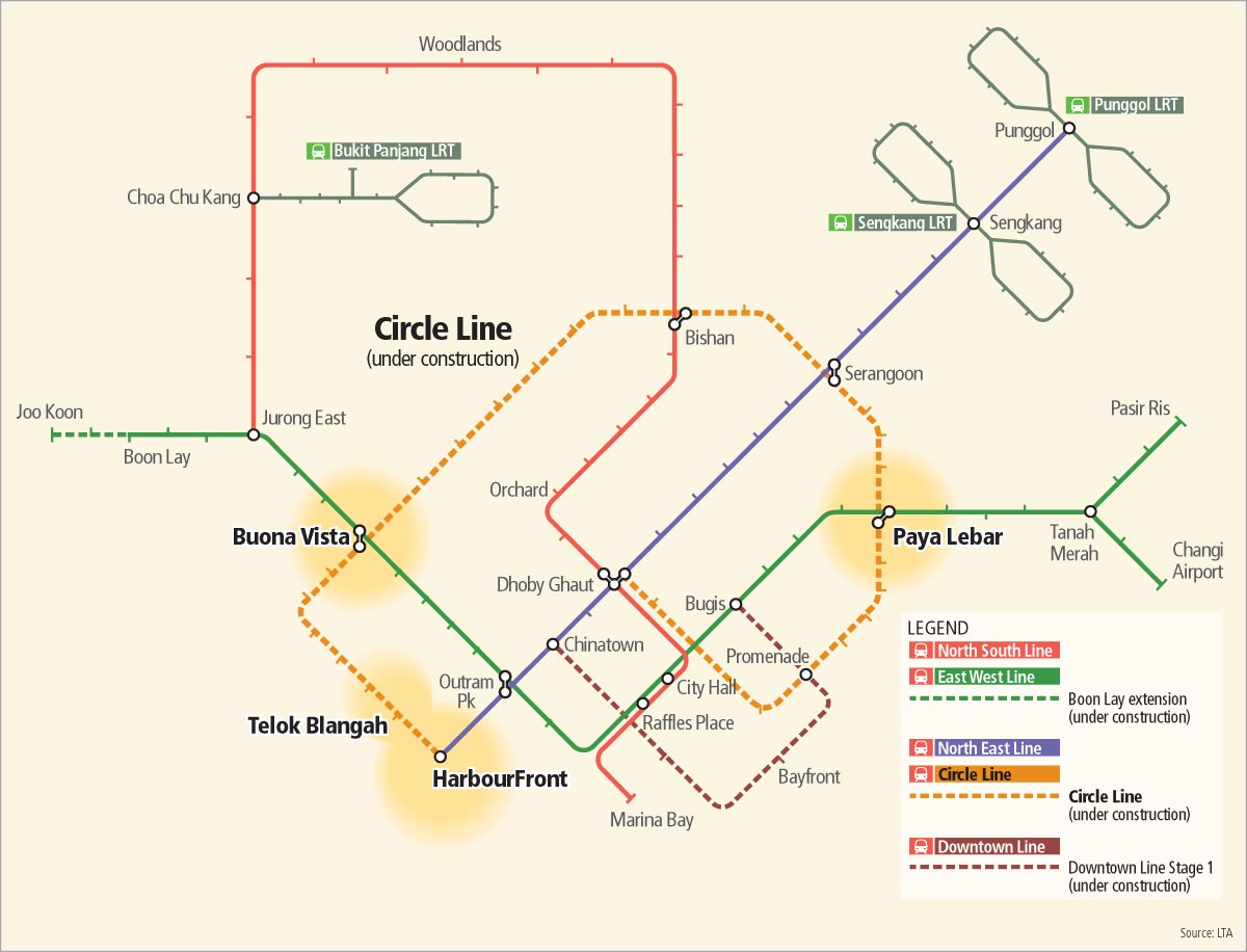 Sg Mrt Map Circle Line