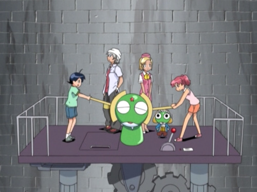 Sgt Frog Natsumi And Saburo Kiss