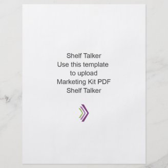 Shelf Talker Template