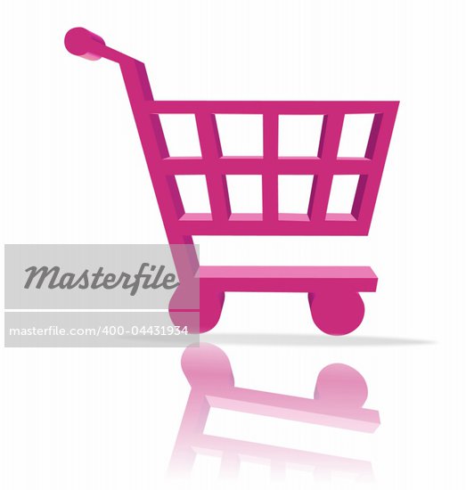 Shopping Cart Icon 3d